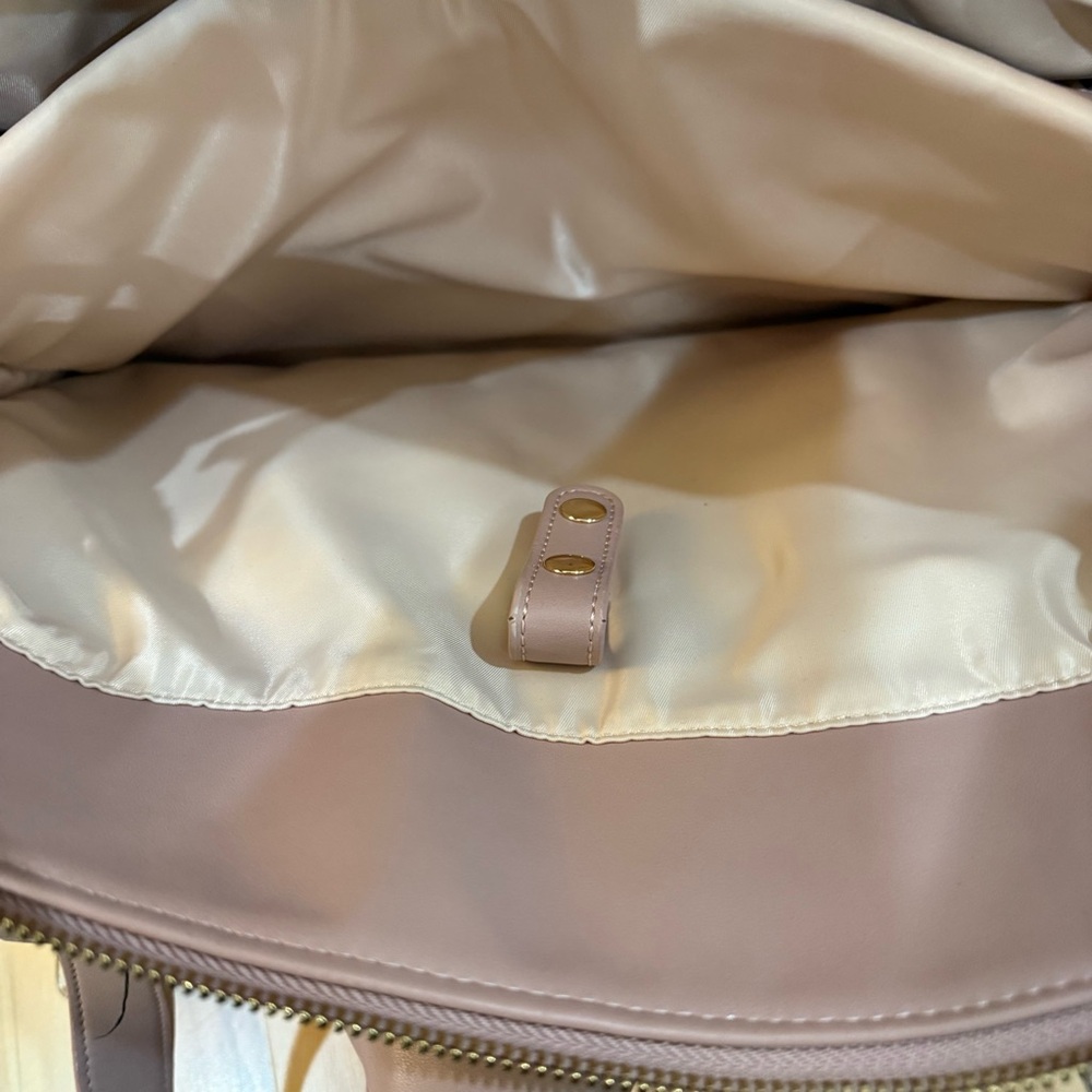 White Elm Gemini Convertible Backpack Bag Purse Tote Dusty Rose w/xtra Strap - Picture 5 of 14